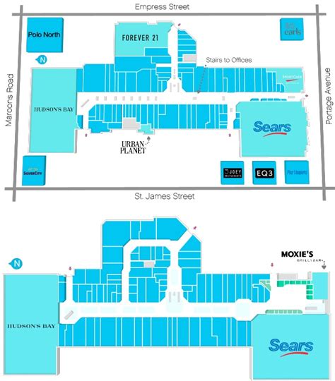 polo park winnipeg map